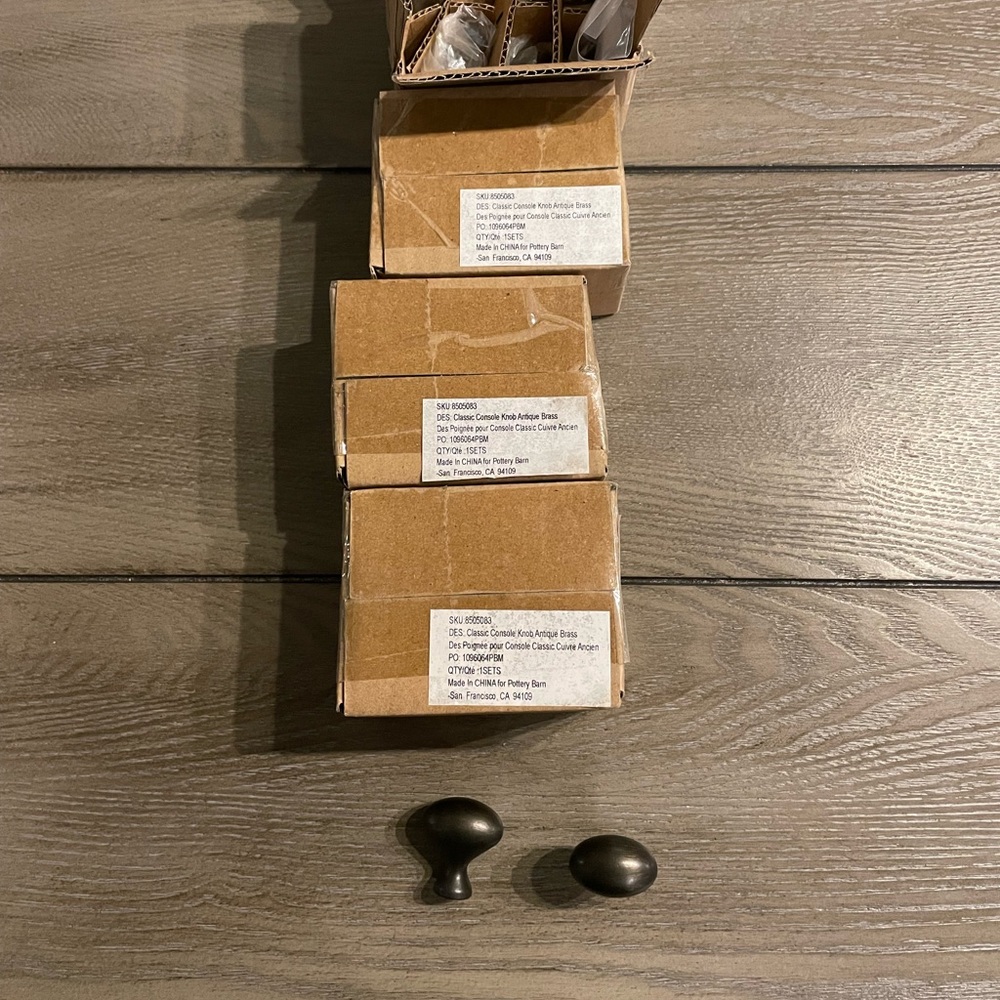Pottery Barn classic knobs